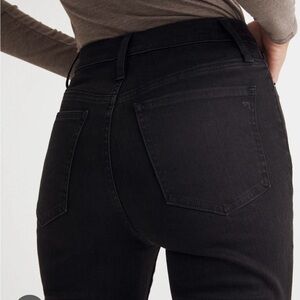 Madewell High Rise Black Jeans Slim Fit